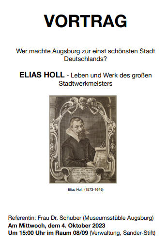 Vortrag Elias Holl